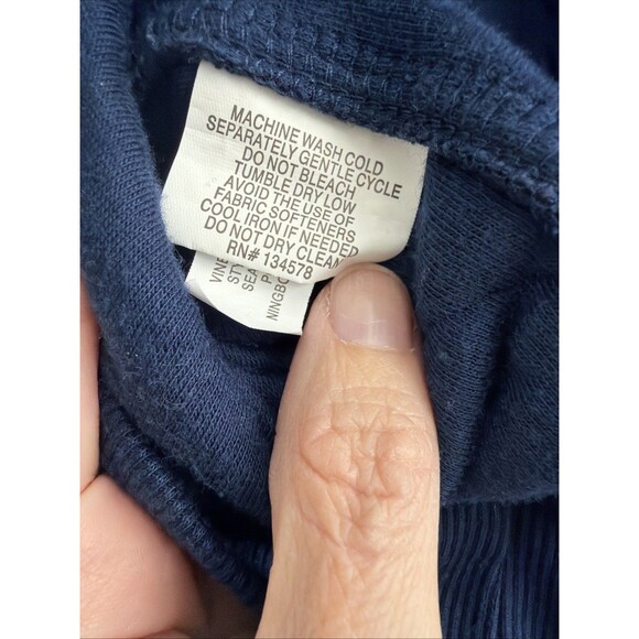 VINEYARD VINES Quilted Hoodie Youth XL 18 Whale Red Blue - Picture 6 of 6